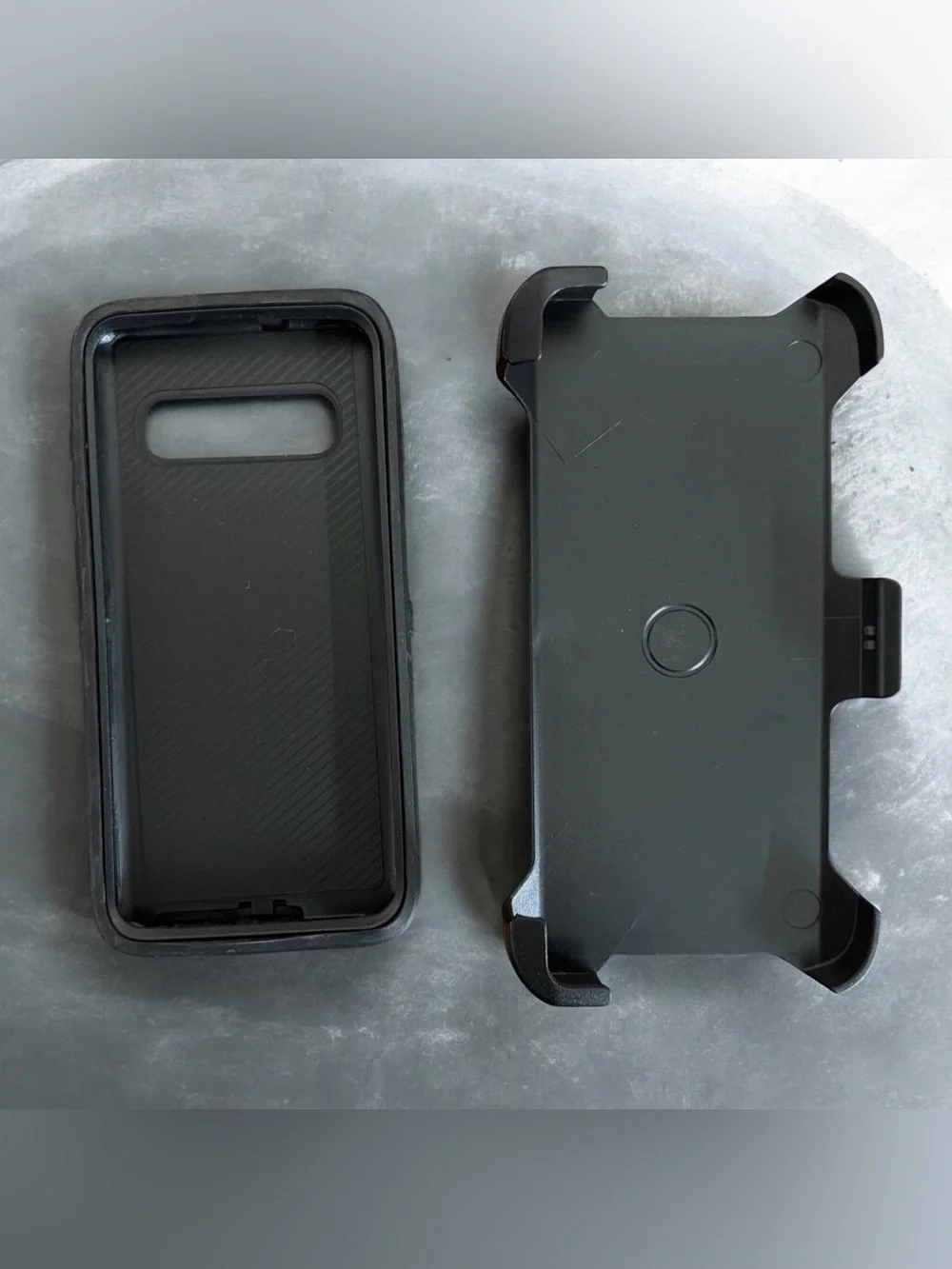 Heavy-Duty Black Phone Holster Case with Camo Back For Samsung S21 Ultra